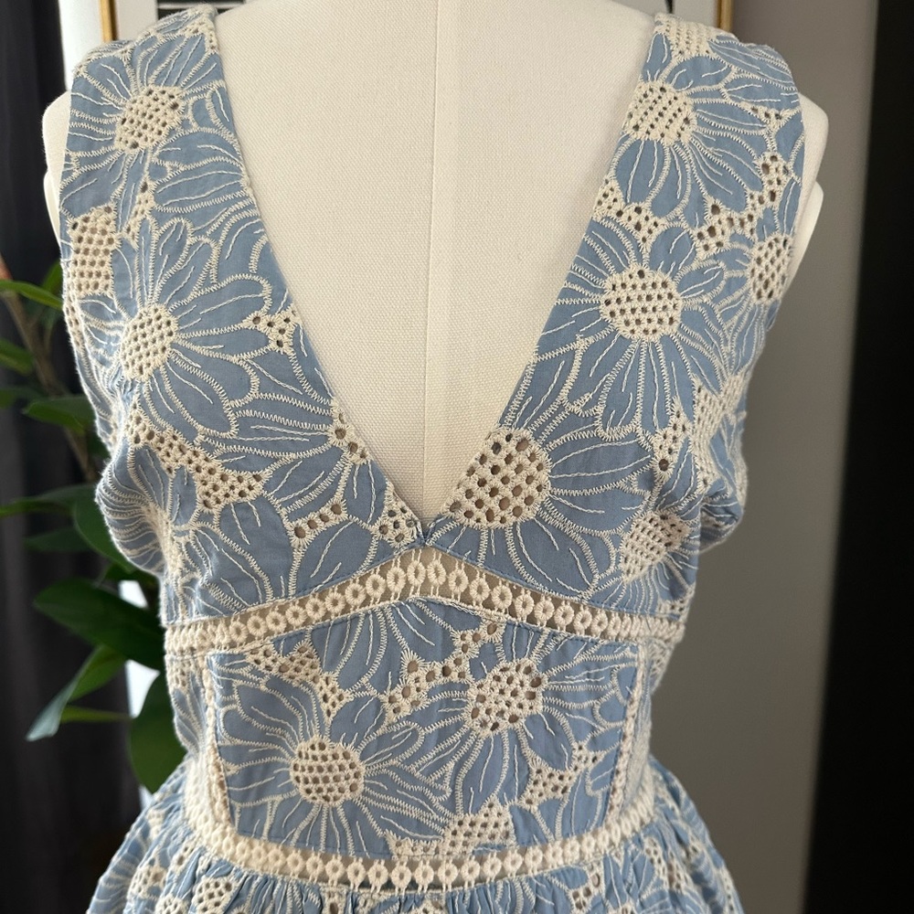 Adelyn Rae Embroidered Mini Dress - Picture 9 of 11